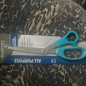 Westcott All Purpose Scissors with Teal Handles